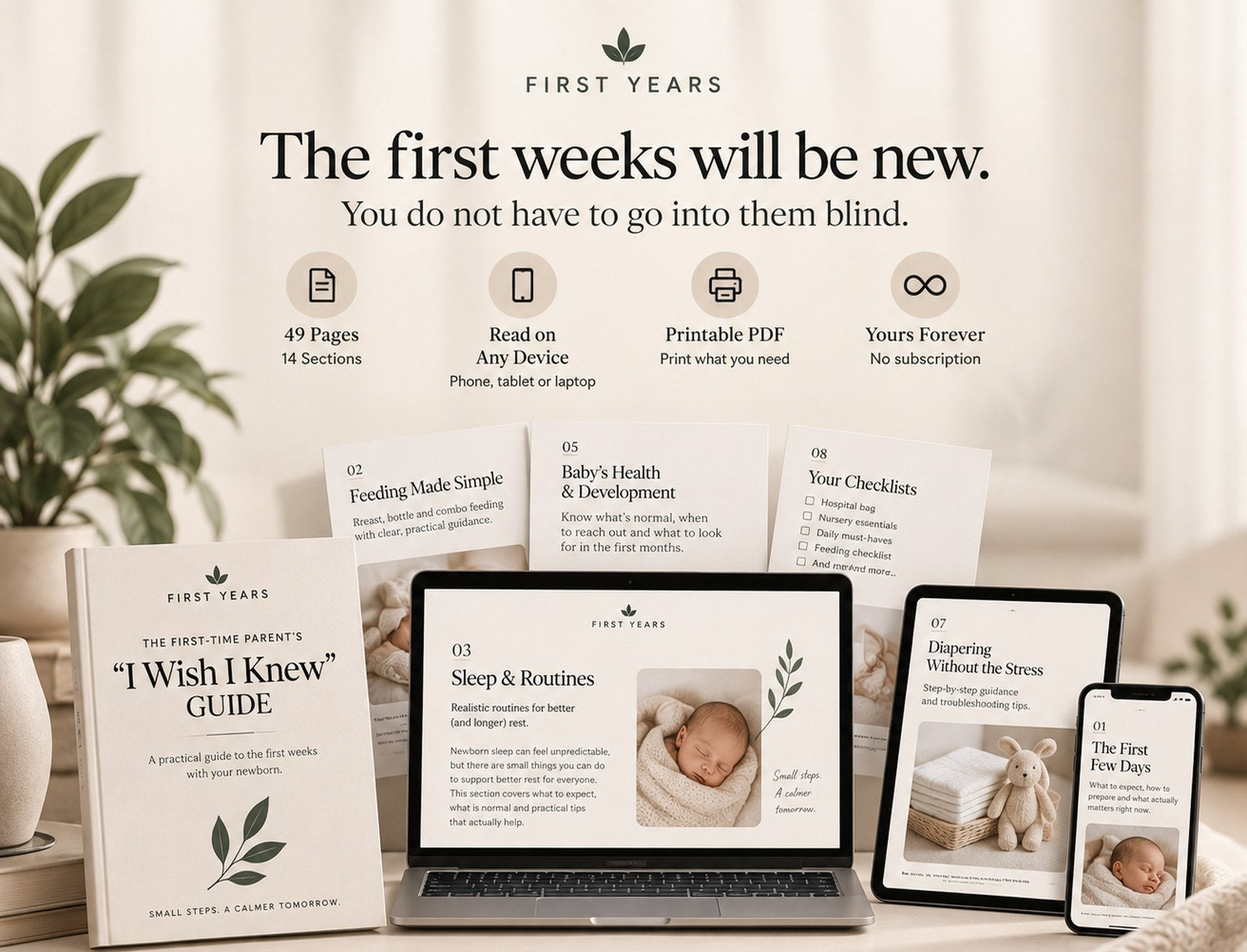 The first weeks will be new. You do not have to go into them blind. 49 pages, 14 sections, read on any device, printable PDF, yours forever.