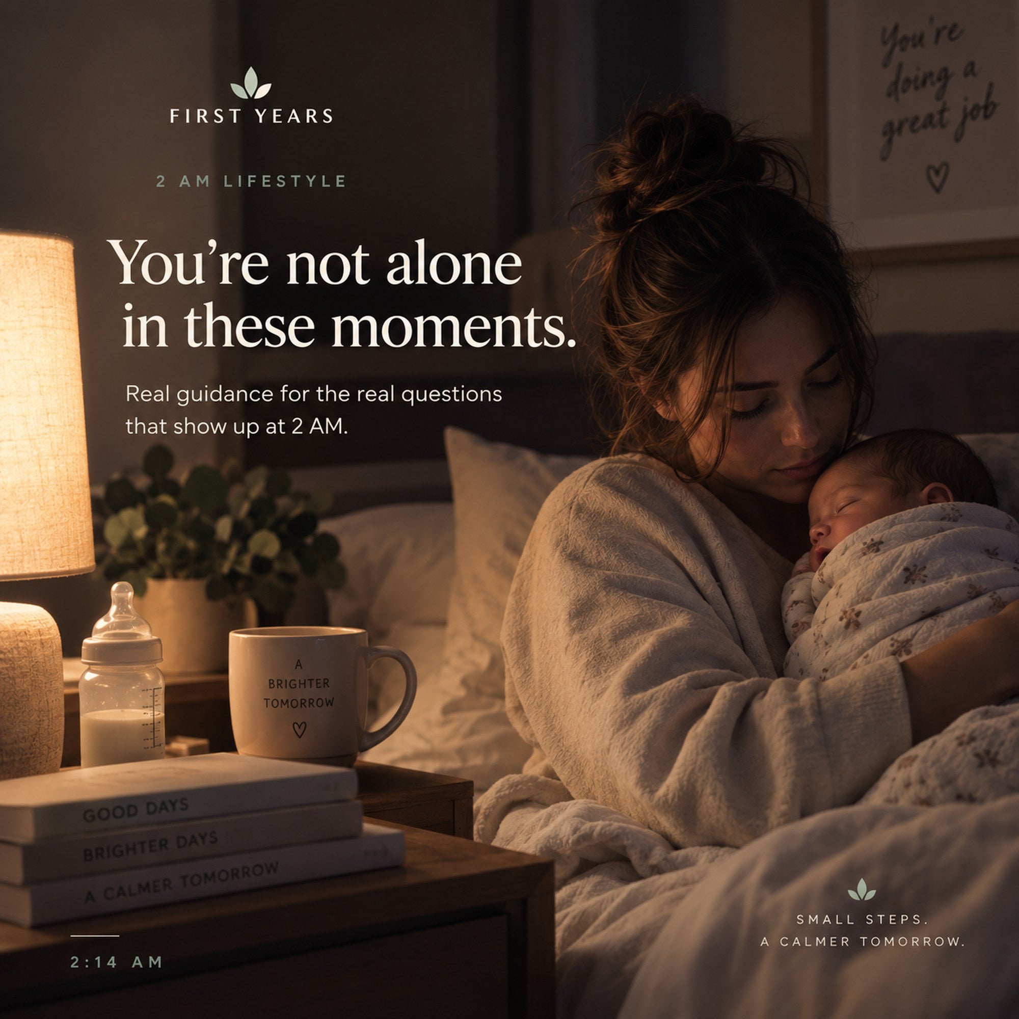 You're not alone in these moments. Real guidance for the real questions that show up at 2 AM.