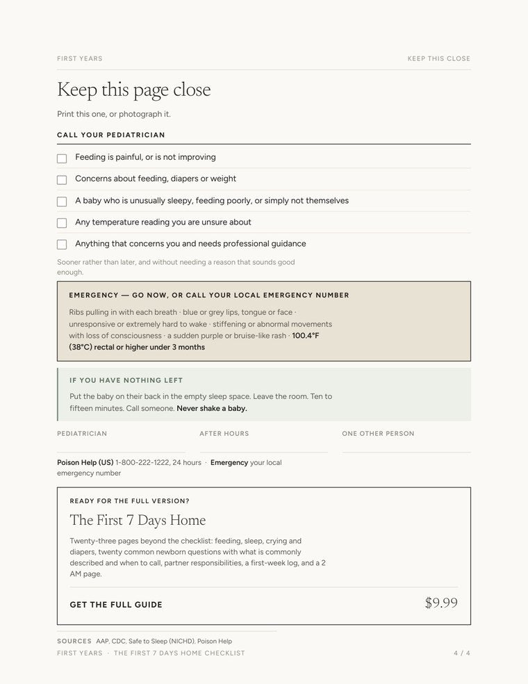 Keep this page close