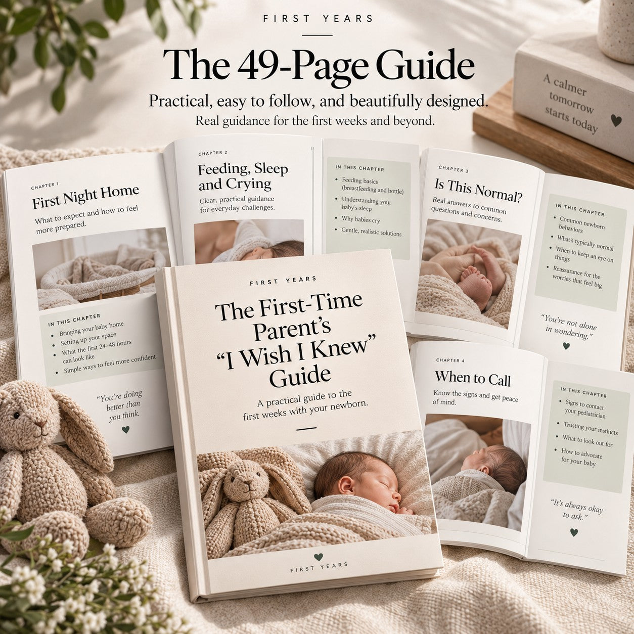 The 49-page I Wish I Knew Guide with its chapter pages