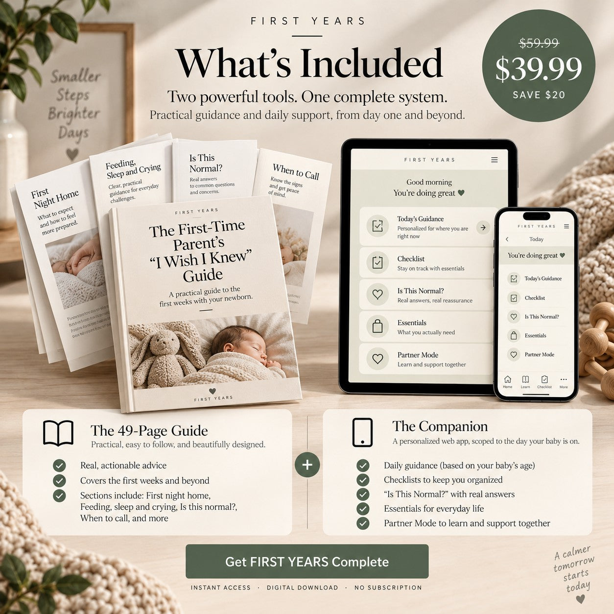 What Complete includes: the 49-page guide and the Companion